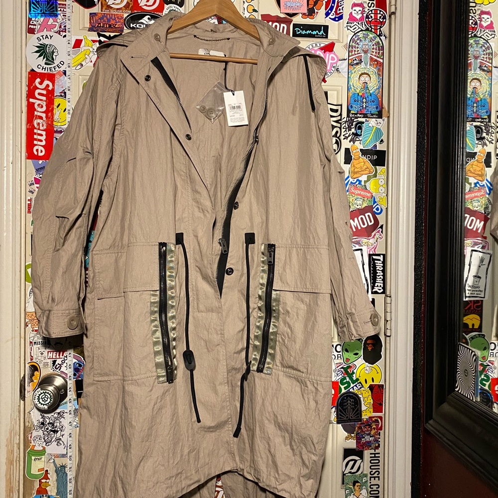 Coach Military Trench Coat
